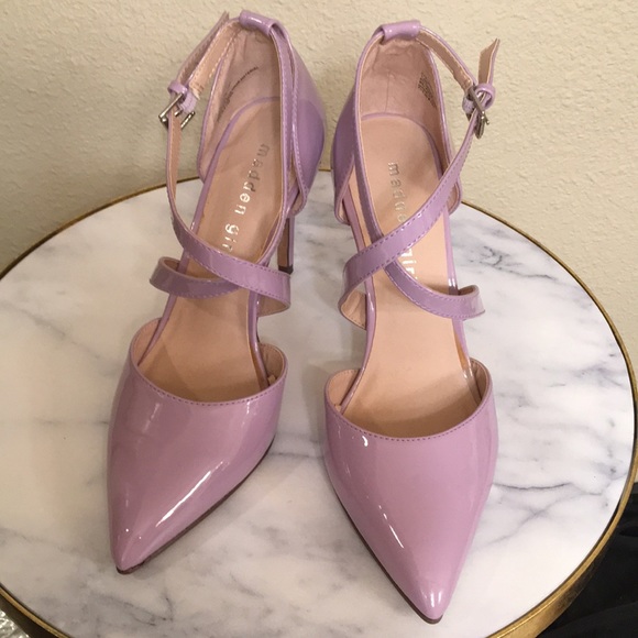 NWT Gorgeous lilac strappy pointed toe heels - Picture 10 of 13